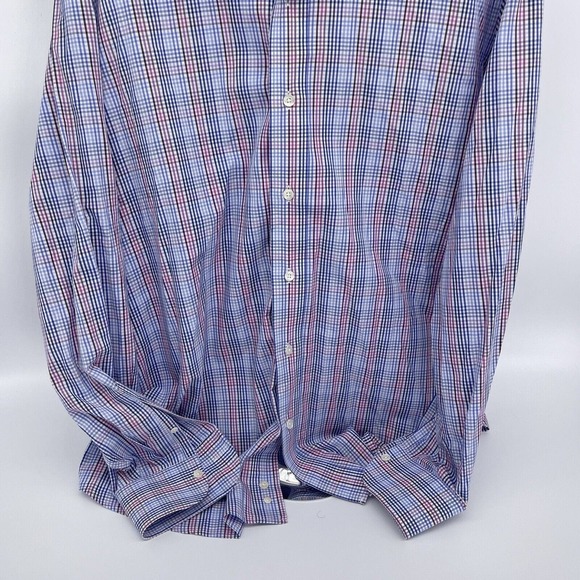 Sz‎ 17 Classic Fit Ledbury Long Sleeve Button Down Dress Shirt - Picture 2 of 9